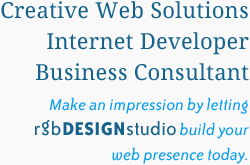 Make an impression by letting RGB Design Studio build your web presence today.